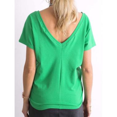 Dámské tričko z bavlny FINE zelené