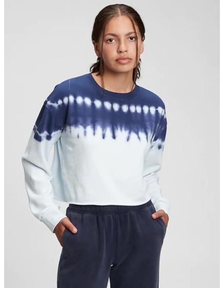 Levně Teen mikina cropped cutoff