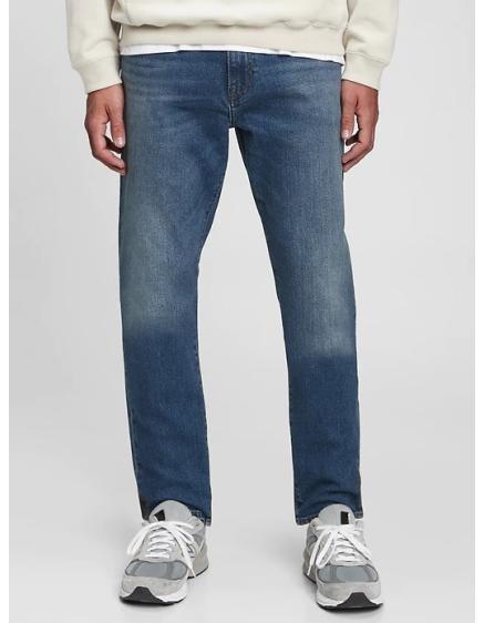 Levně Džíny slim straight medium GapFlex
