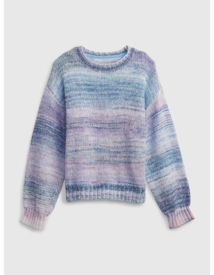 Dětský pletený svetr melír