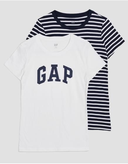 Bavlněná trička s logem GAP, 2 ks