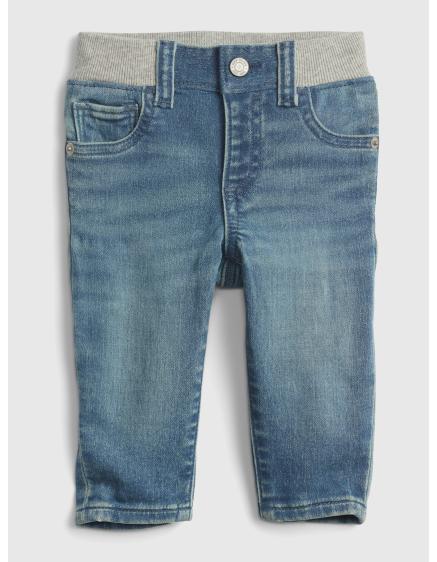 Levně Baby džíny slim organic