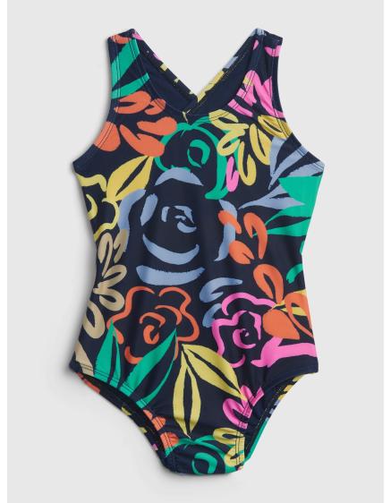 Levně Dětské jednodílné plavky floral