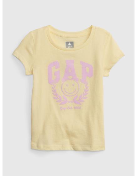 Dětské organic tričko logo GAP