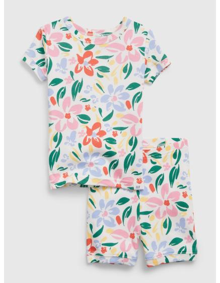 Dětské krátké pyžamo floral