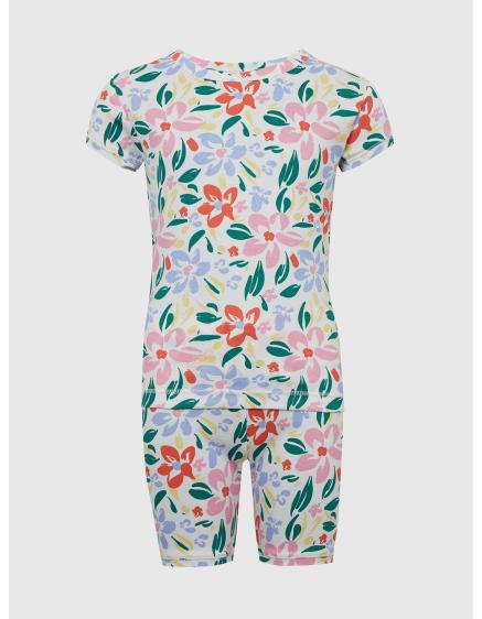 Levně Dětské krátké pyžamo floral