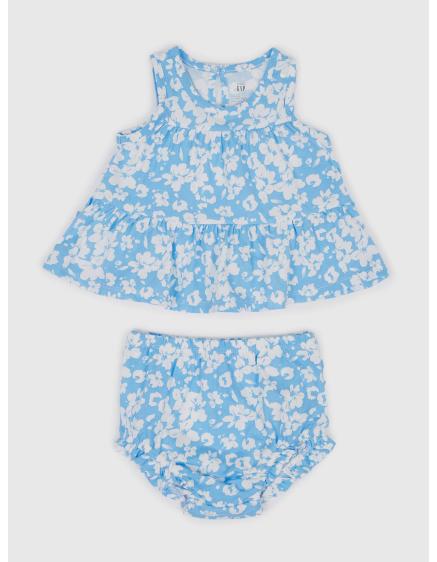 Levně Baby vzorovaný set top a kraťasy