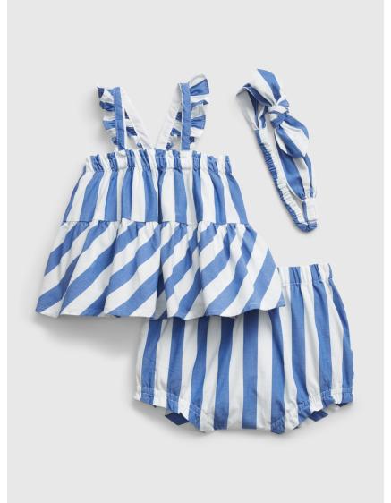 Levně Baby pruhovaný outfit set
