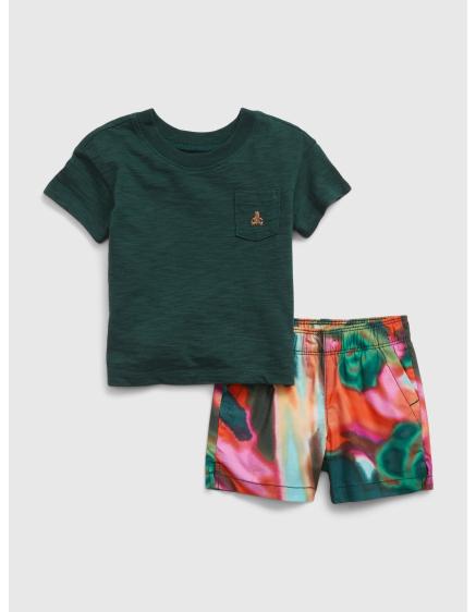 Levně Baby set tričko a kraťasy Brannan