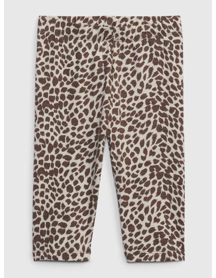 Dětské organic capri legíny leopard