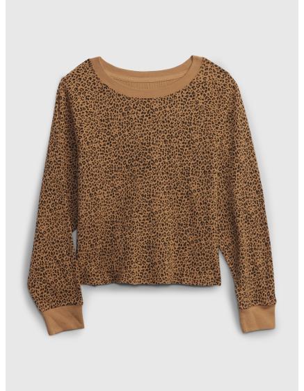 Dětské tričko se vzorem leopard