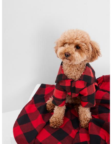 Kostkované pyžamo pro psa