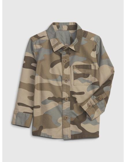 Dětská košile s army vzorem