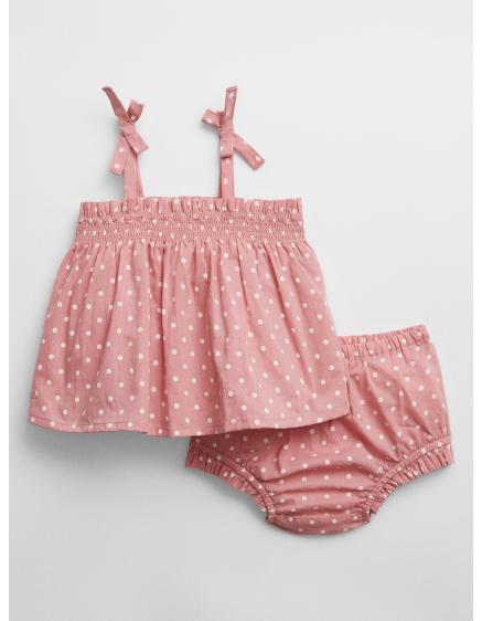 Levně Baby puntíkovaný set