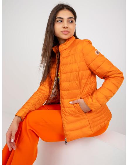 Dámská bunda bez kapuce ARI oranžová