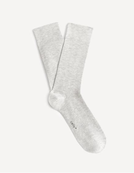 Levně Vysoké ponožky Milo Šedá ON