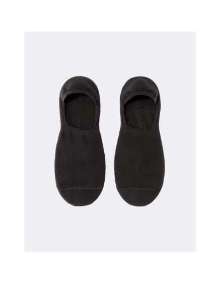 Neviditelné ponožky Misible z bavlny Supima® Černá O