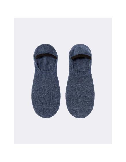 Neviditelné ponožky Misible z bavlny Supima® Modrá O