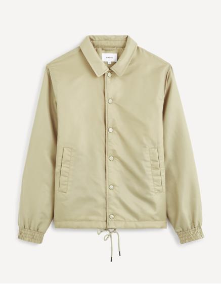 Bunda s košilovým límcem