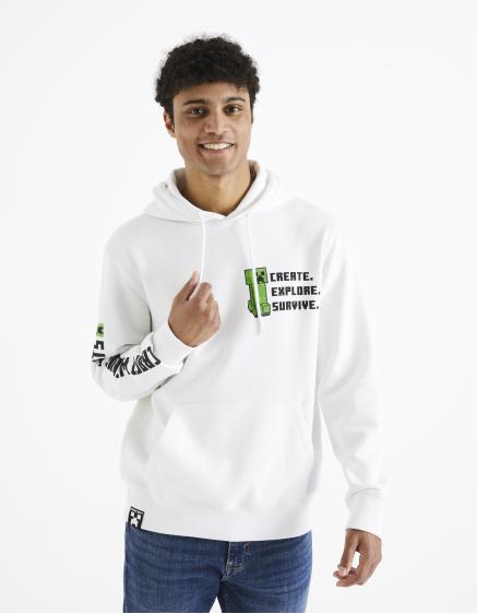 Levně Mikina Minecraft s kapucí