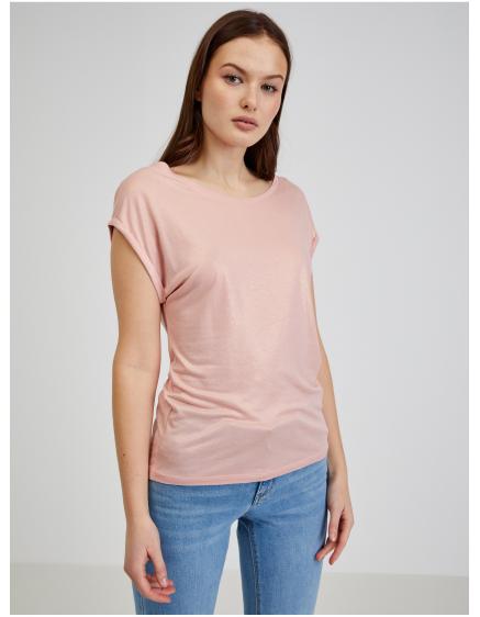 Světle růžové dámské tričko ORSAY S