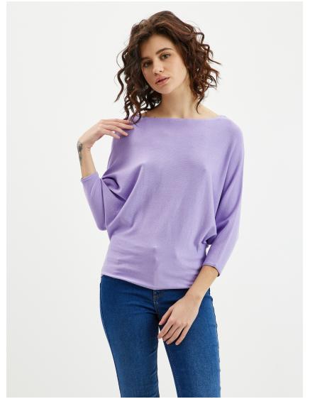 Světle fialový dámský svetr