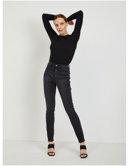 Černé dámské skinny fit džíny
