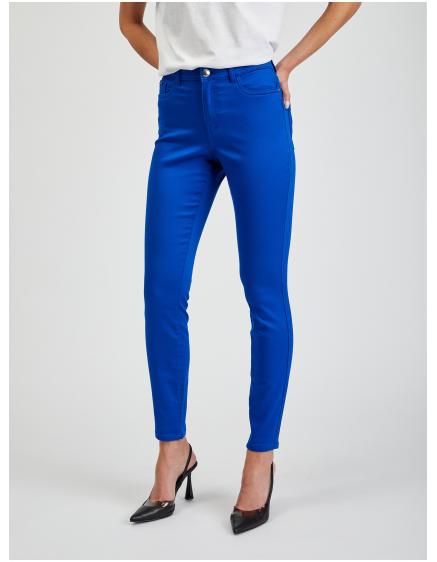 Modré dámské skinny fit kalhoty ORSAY Paulina 38