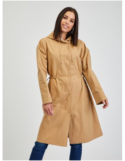 Levně Světle hnědá dámská parka