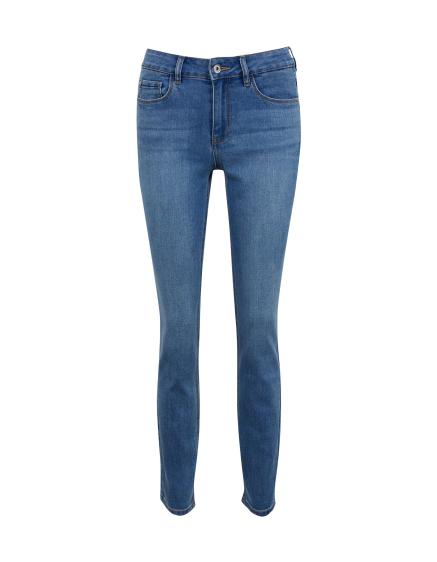 Světle modré dámské slim fit džíny