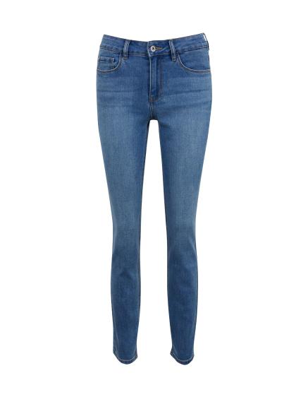 Levně Světle modré dámské slim fit džíny