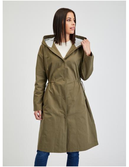 Levně Khaki dámská parka