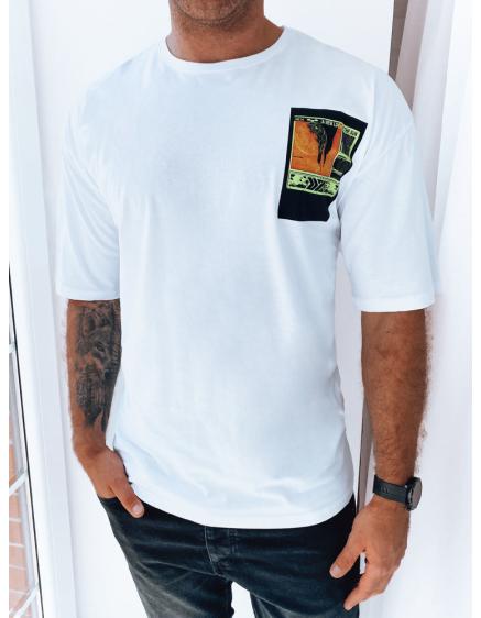 Pánské tričko s potiskem RISA bílé