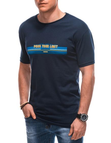 Pánské tričko S1846 tmavě modrá