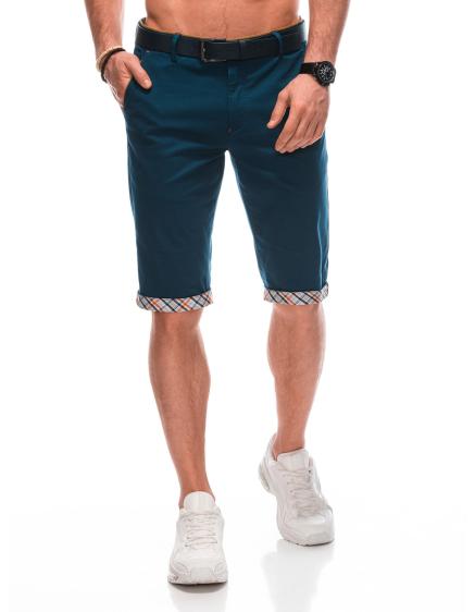 Levně Pánské volnočasové šortky W479 námořnická modř