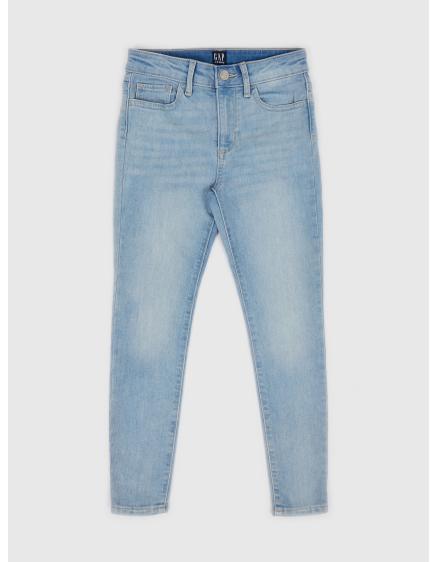 Levně Dětské džíny jeggings high rise