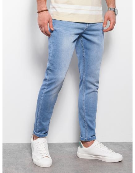Pánské džínové kalhoty SKINNY FIT světle modré V4 OM-PADP-0101