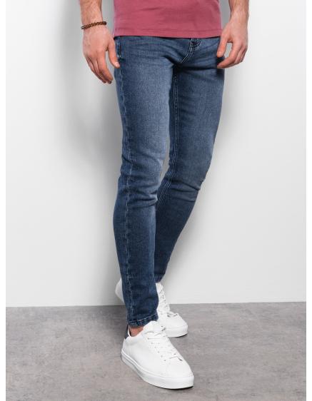 Pánské džínové kalhoty SKINNY FIT tmavě modré V1 OM-PADP-0101