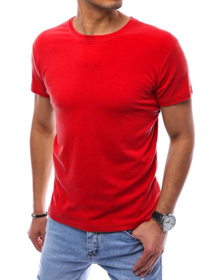 Pánské tričko bez potisku BISA červené