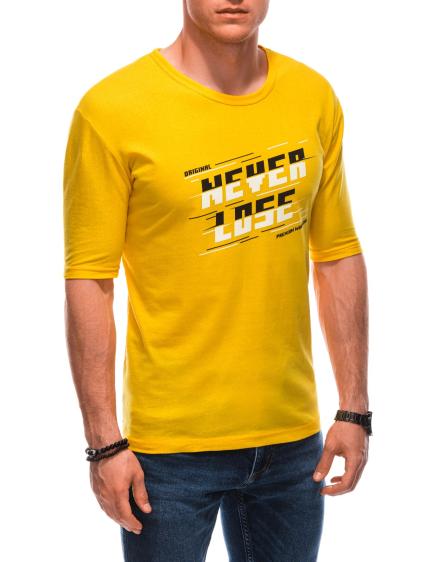 Pánské tričko S1866 žlutá
