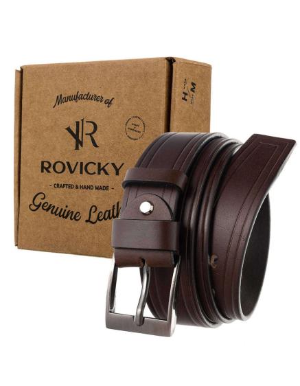 Pánský kožený opasek ROVICKY PRS-05-G