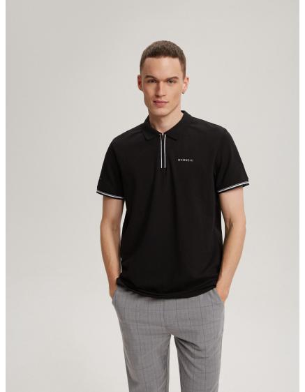 Levně Pánské polo tričko PRM P 0223 S1811 černé