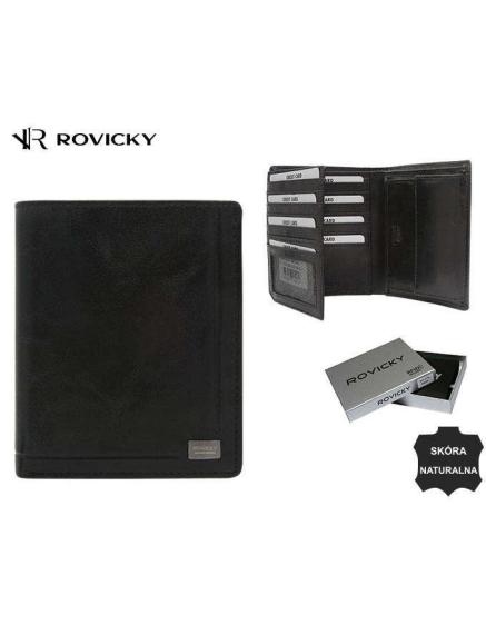 Kožená peněženka PC-108-BAR-2533 černá