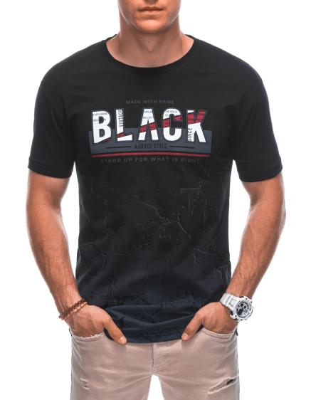 Pánské tričko S1878 černá