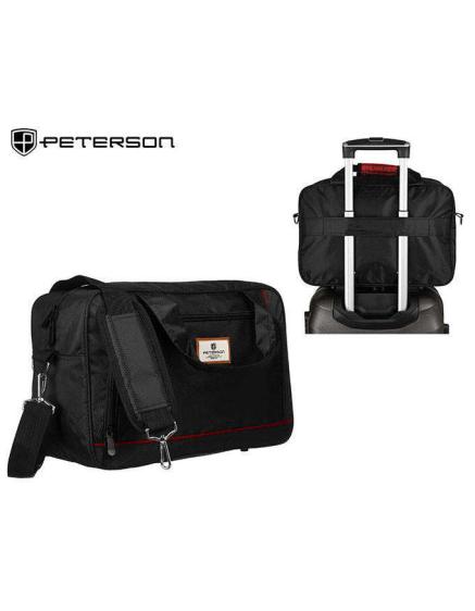 Cestovní taška Peterson PTN BPT-03 černá-RED