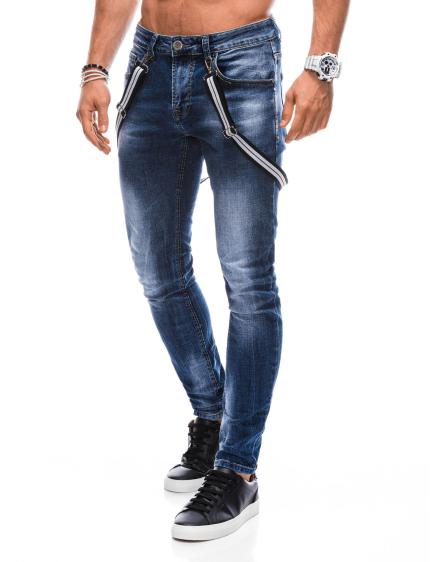 Levně Pánské džíny P1374 modré