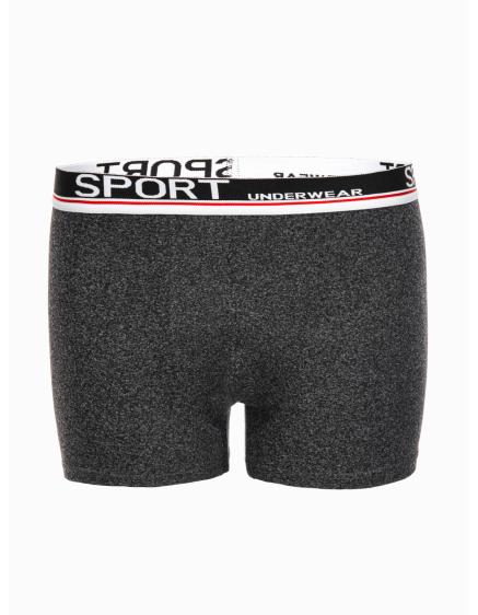 Pánské boxerky U402 tmavě šedé