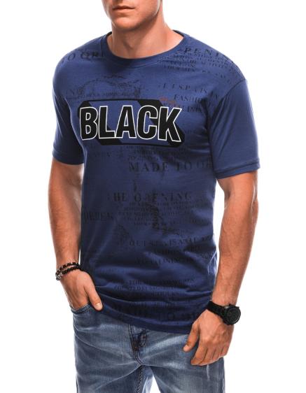 Pánské tričko S1903 tmavě modré