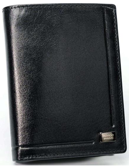Pánská kožená peněženka RFID Rovicky PC-105L-BAR