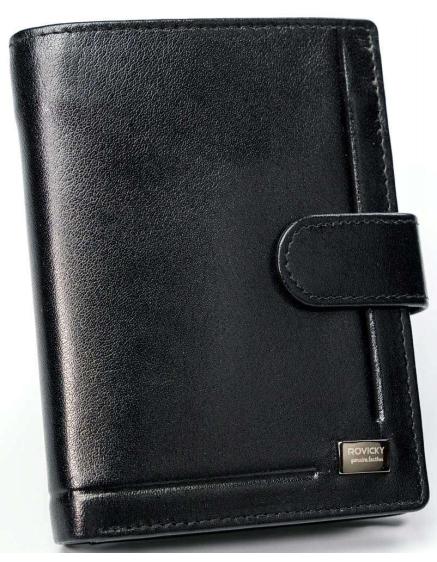 Pánská kožená peněženka RFID Rovicky PC-105L-BAR